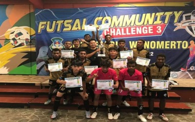 Tim Futsal SMAK Mater Dei menunjukkan kekuatan dalam keberagaman